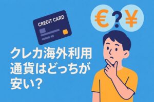 海外でクレカを使う時の「現地通貨」か「日本円」か。どっちが安い？