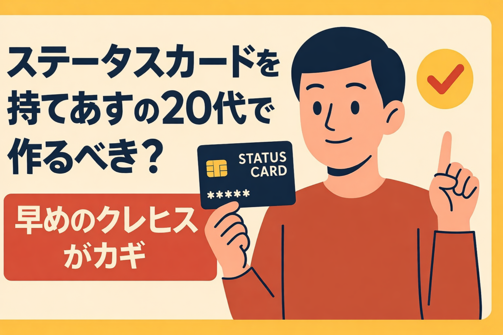 ステータスカードを「20代」で作るメリット。早めのクレヒス構築が鍵