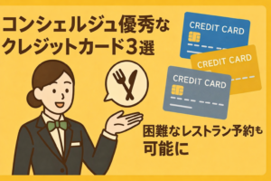 コンシェルジュ機能が優秀なカード3選。予約困難なレストランも手配可能？