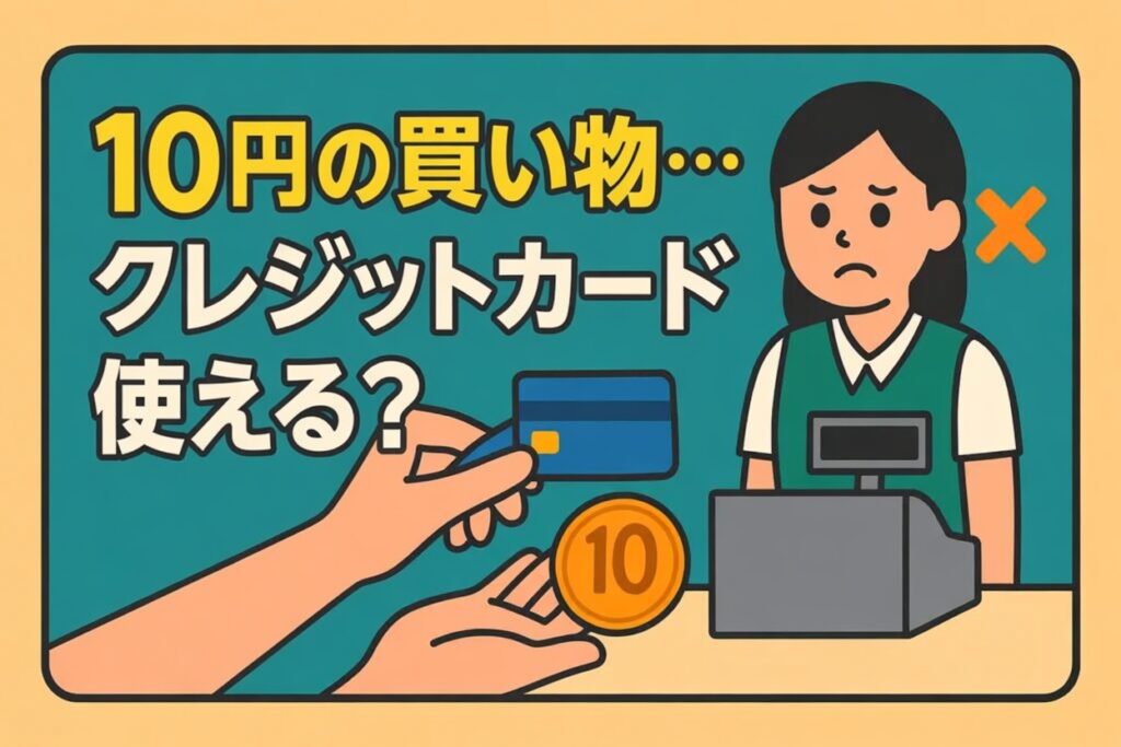 【検証】コンビニで「10円」の買い物。クレカ払いは店員に嫌われる？