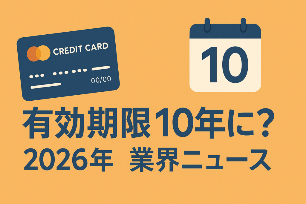 クレカの「有効期限」が10年になる？2026年の業界ニュースを読み解く