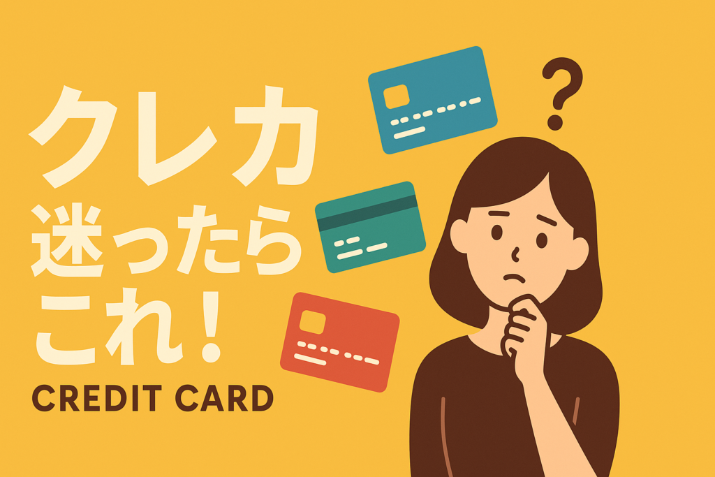 結局どれがいいの？クレカ迷子のための「最後の一択」診断