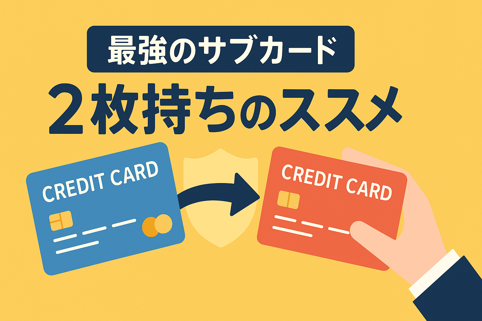 【目的別】最強のサブカード選び。メインの弱点を補う「2枚持ち」の黄金コンビ