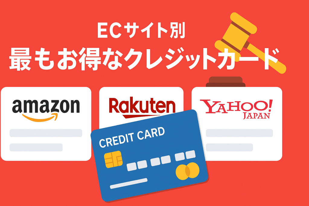 Amazon・楽天・ヤフー。ECサイト別・最もお得なクレジットカード決定戦