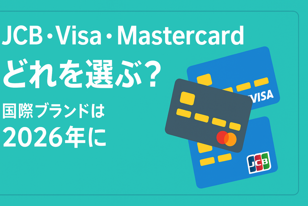 「JCB・Visa・Mastercard」どれがいい？国際ブランドの選び方と2026年の勢力図