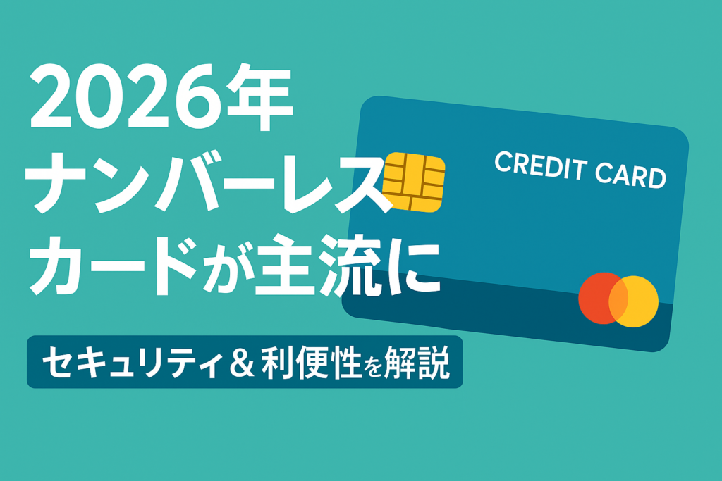 2026年、ナンバーレスカードが主流に。セキュリティと利便性を徹底レビュー