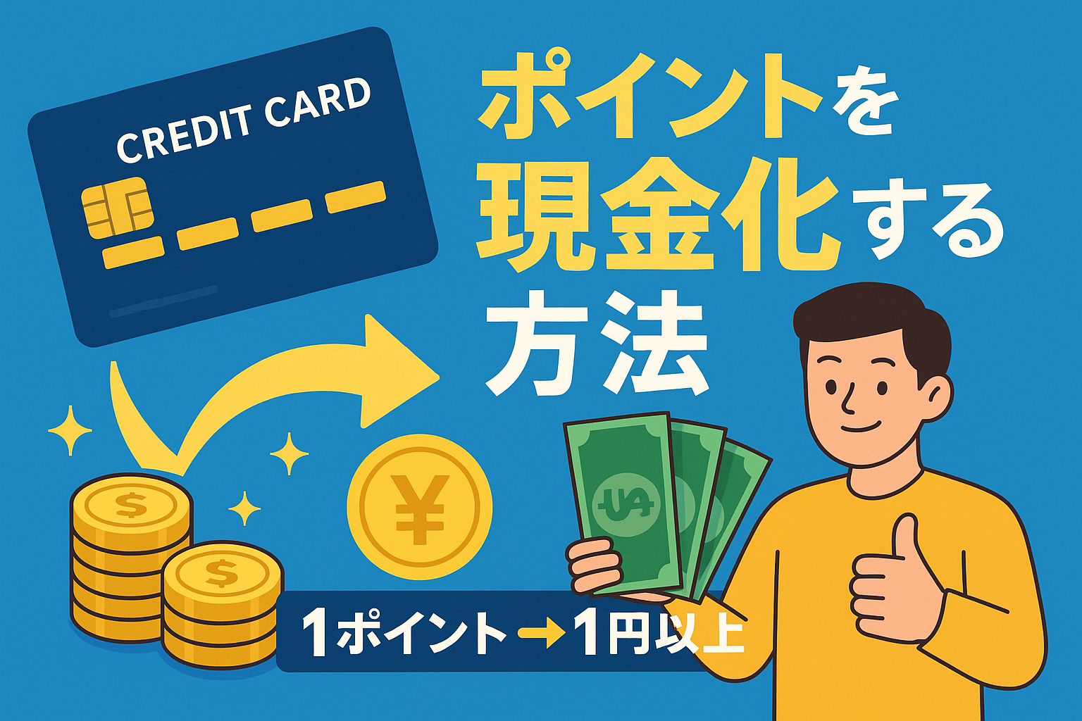 クレカのポイントを「現金化」する最強ルート。1ポイント1円以上の価値に変える