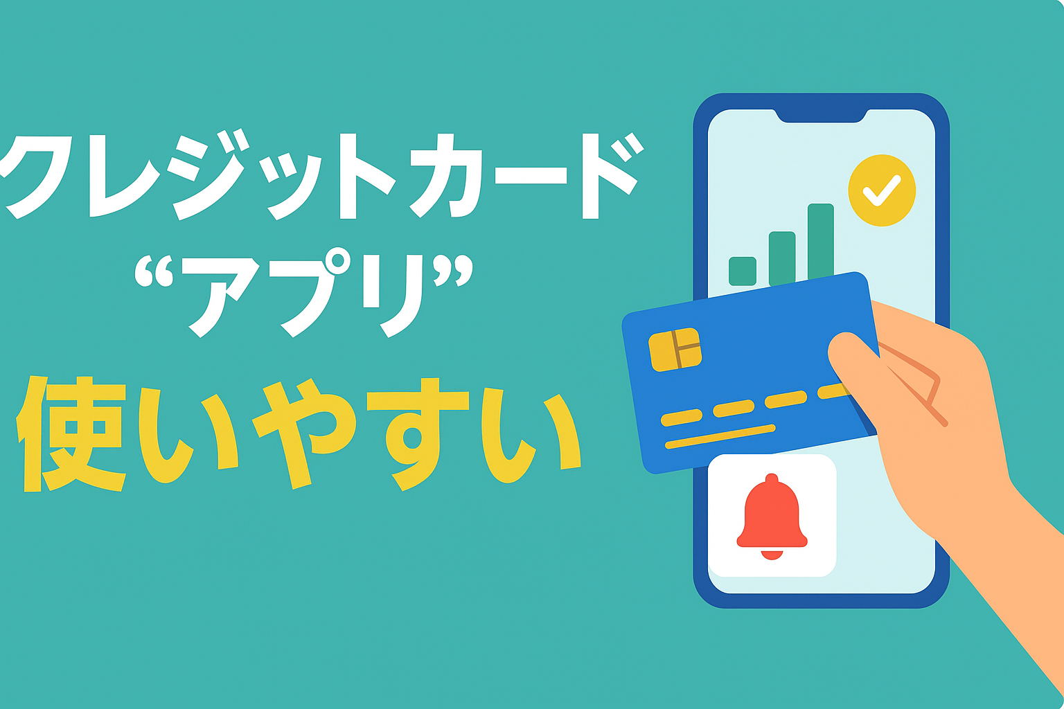 クレカアプリの使い勝手で選ぶ!家計簿連動・即時通知が便利なカード