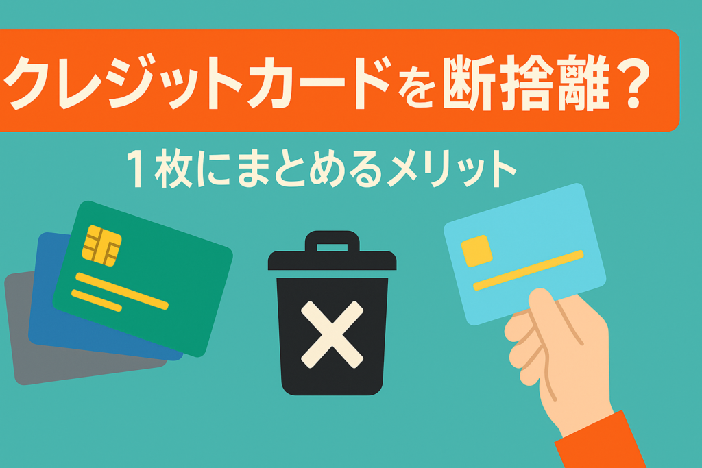 クレジットカードを「断捨離」する方法。複数持ちを1枚に絞るメリット