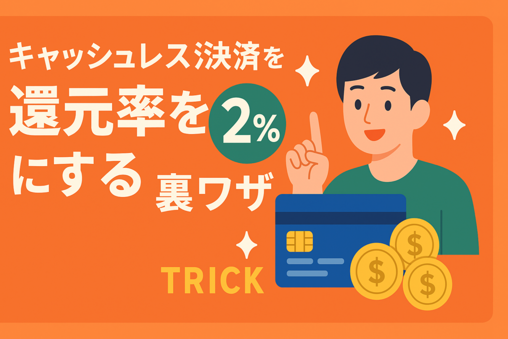 キャッシュレス決済の還元率を「実質2%」にする3重取りの裏技