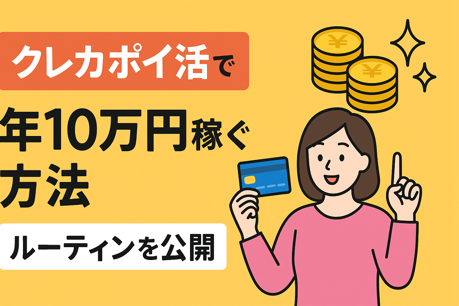 【実録】クレカポイ活だけで年10万円稼ぐ方法。私が実践したルーティン公開
