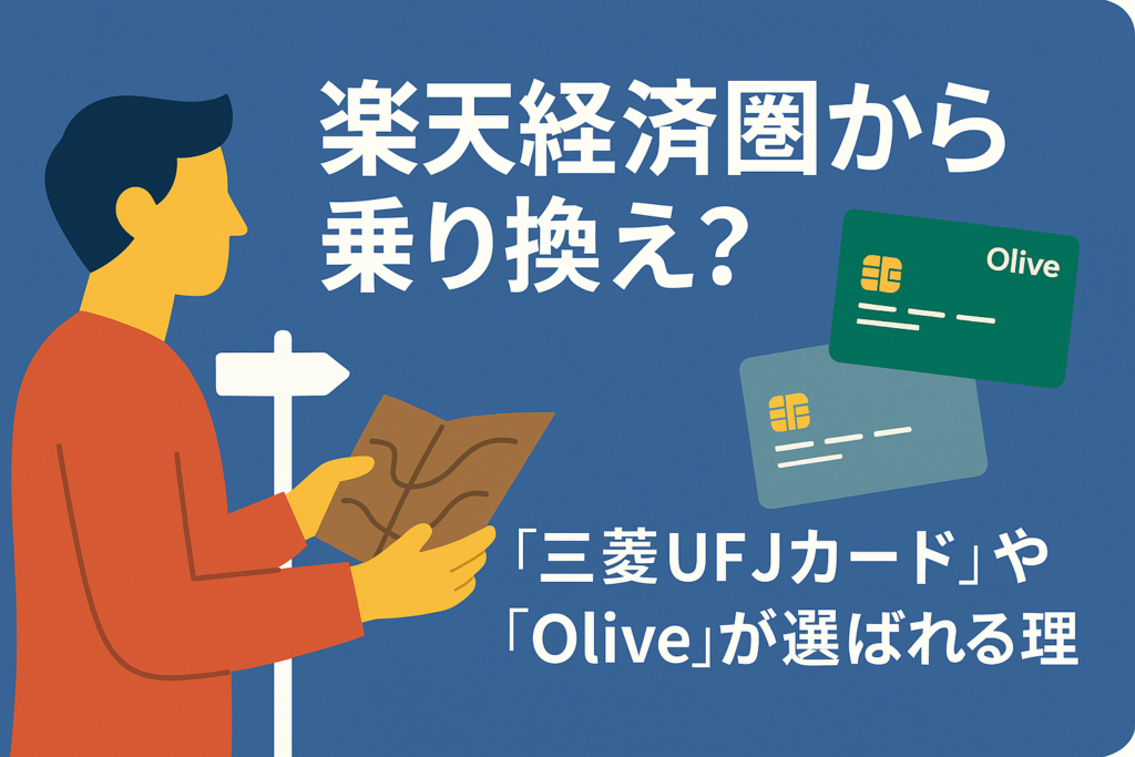 楽天経済圏からの脱出？「三菱UFJカード」や「Olive」が今選ばれる理由