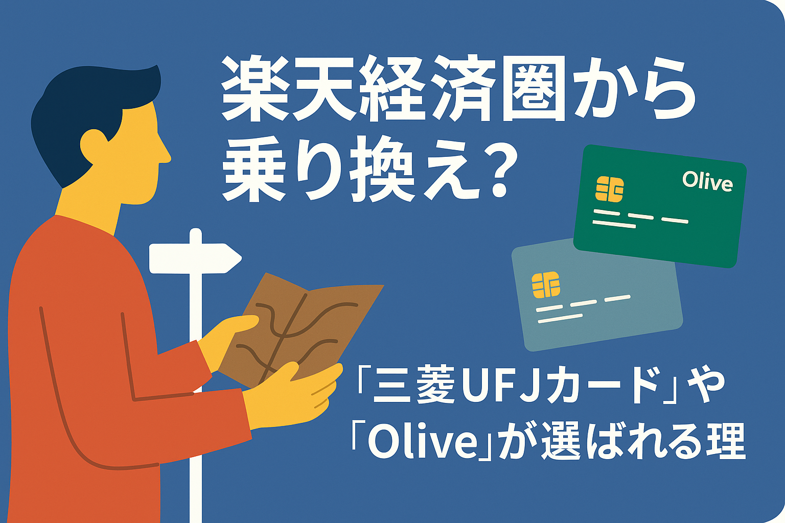 楽天経済圏からの脱出？「三菱UFJカード」や「Olive」が今選ばれる理由