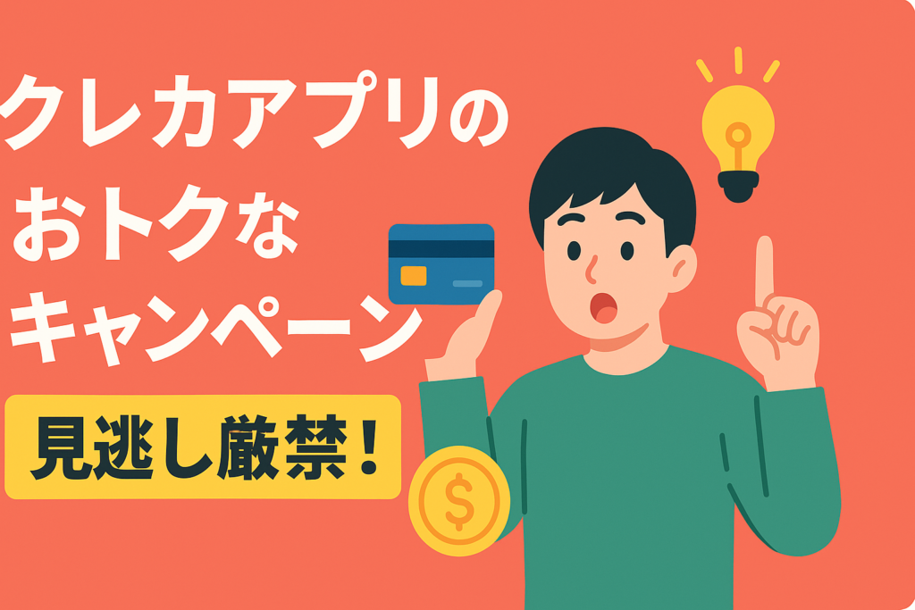 クレカアプリの「キャンペーン」は見逃し厳禁！エントリーだけで得する術