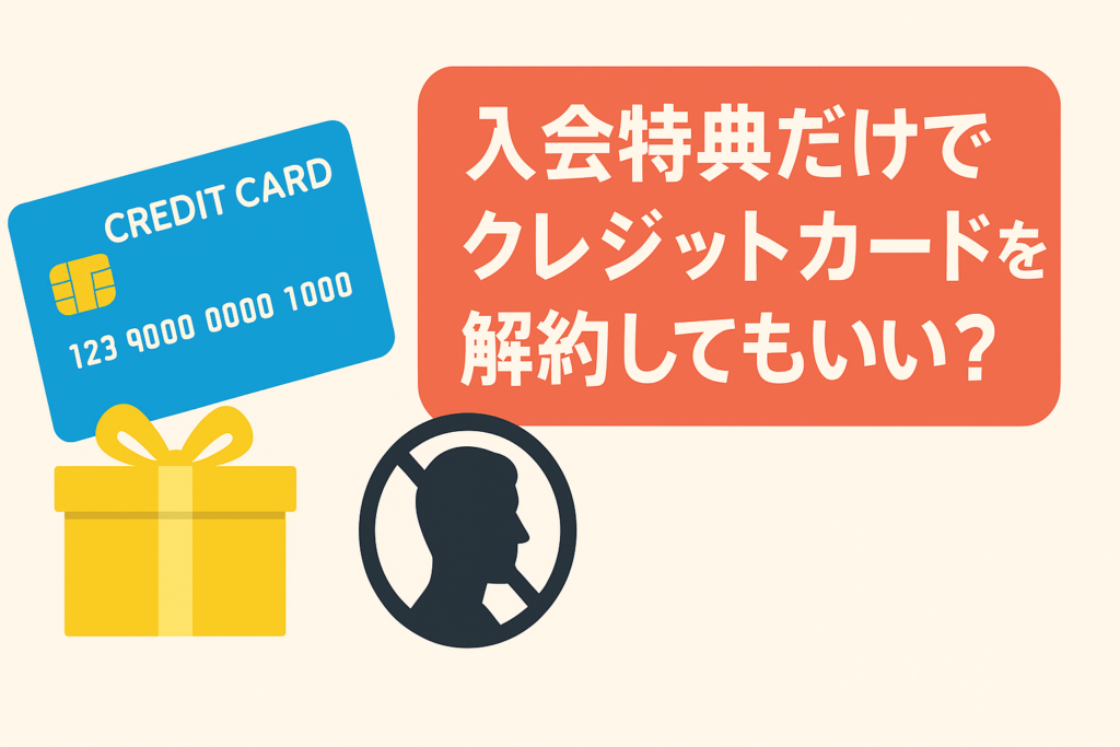 クレカの「入会特典」だけ貰って解約するのはアリ？ブラックリストの噂を検証