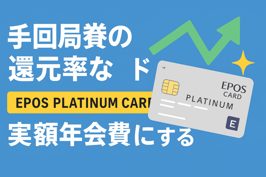 国内最高峰の還元率？「エポスプラチナカード」を実質年会費無料にする裏技