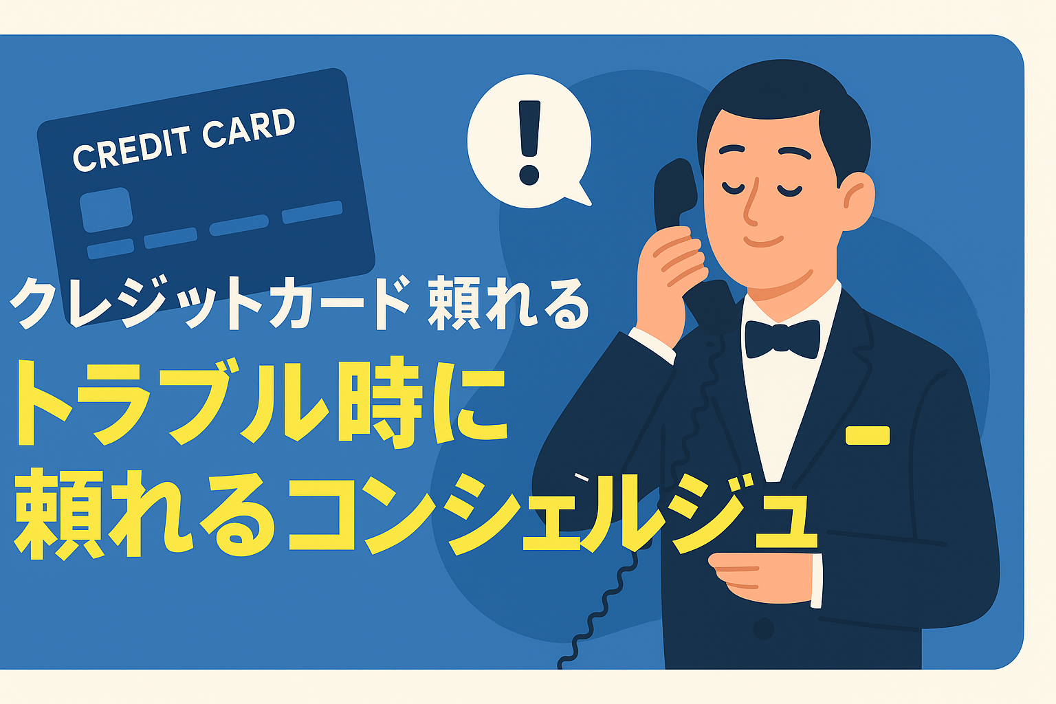 24時間365日のサポート。トラブル時に頼れる「コンシェルジュ」の活用法