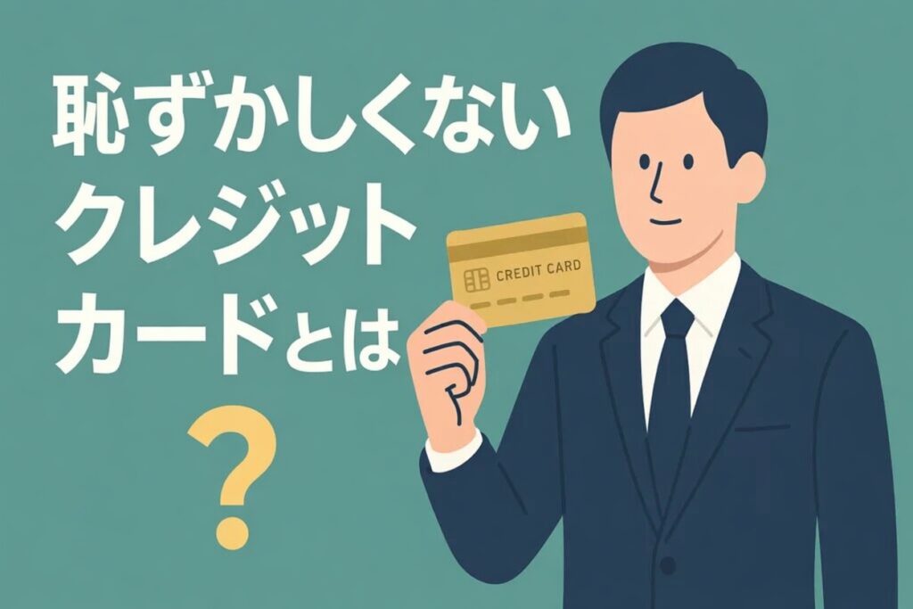 30代・40代が持つべき「恥ずかしくない」大人のスタンダードカードとは