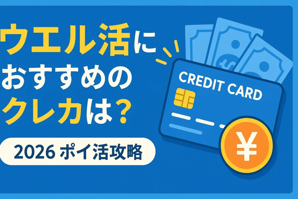 ウエル活に強いクレジットカードの選び方｜最新のポイ活戦略を解説